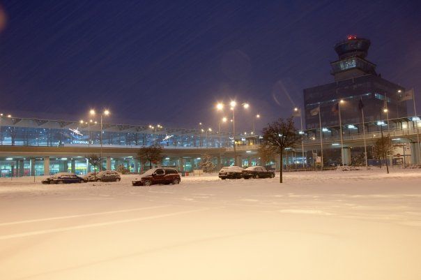 Sníh - Letiště Praha Ruzyně