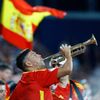 Španělský fanoušek v osmifinále Eura 2024 Španělsko - Gruzie
