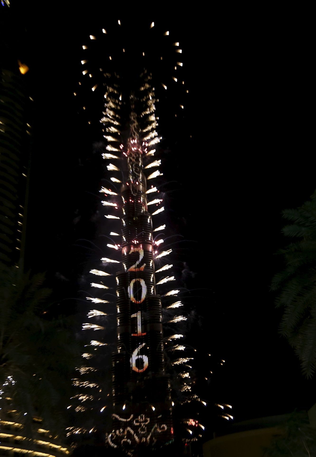 Mrakodrap Budrž Chalífa v Dubaji.